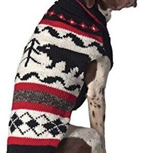 100% Cozy Warm Wool Sweaters for your Dog - Nordic Black Bear Design